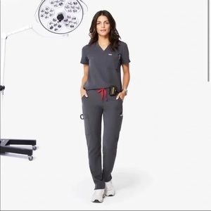 FIGS Charcoal Yola scrub pants